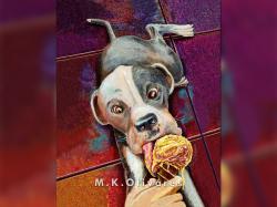 Rescue Puppy Painting, 