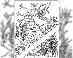 Hello Seahorse! Coloring Page